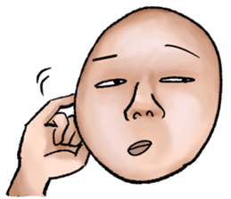 An interesting face sticker #2422608