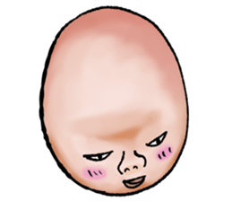 An interesting face sticker #2422612