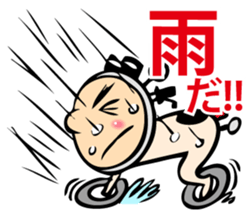 Motorbike boy sticker #2422676