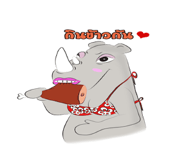 Rhino Chan Bikini sticker #2422822
