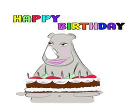 Rhino Chan Bikini sticker #2422823