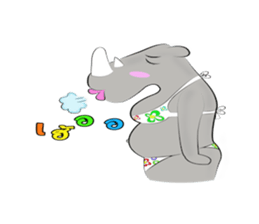 Rhino Chan Bikini sticker #2422853