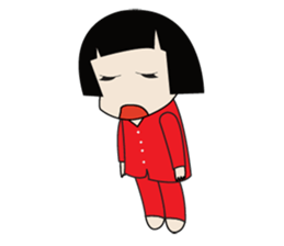 My name is Malee Girl Student sticker #2422985