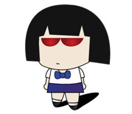 My name is Malee Girl Student sticker #2422996