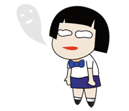 My name is Malee Girl Student sticker #2422998