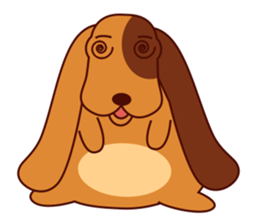 Lucky - the cute puppy dog - (EN) sticker #2423427