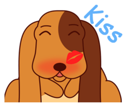 Lucky - the cute puppy dog - (EN) sticker #2423436