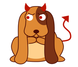 Lucky - the cute puppy dog - (EN) sticker #2423438
