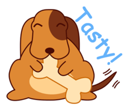 Lucky - the cute puppy dog - (EN) sticker #2423453