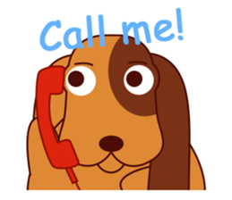 Lucky - the cute puppy dog - (EN) sticker #2423455