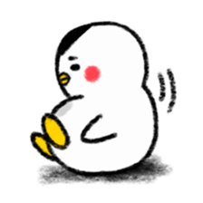 A white bear and penguin sticker #2424088