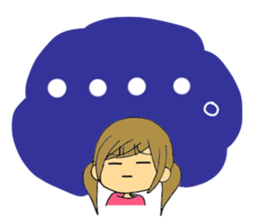 Text sticker of everyday conversation 1 sticker #2424290