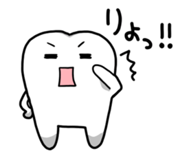 Tooth-man sticker #2424584
