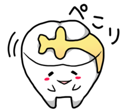 Tooth-man sticker #2424586