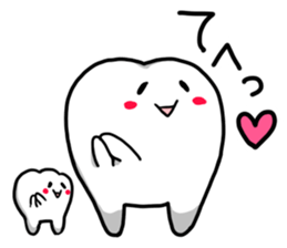 Tooth-man sticker #2424597