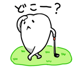 Tooth-man sticker #2424598