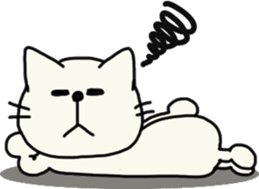 The KAWAII cat "Alfred" sticker #2424703