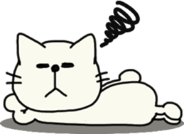 The KAWAII cat "Alfred" sticker #2424703