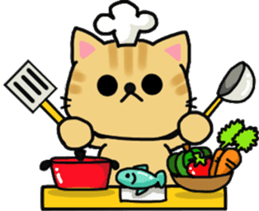 The KAWAII cat "Alfred" sticker #2424722