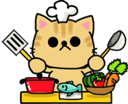 The KAWAII cat "Alfred" sticker #2424722