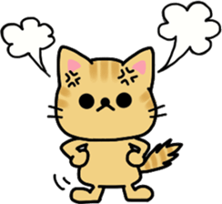 The KAWAII cat "Alfred" sticker #2424730