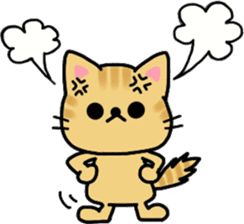 The KAWAII cat "Alfred" sticker #2424730