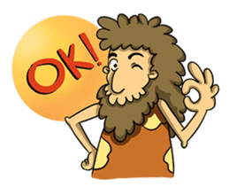 Caveman sticker #2425140