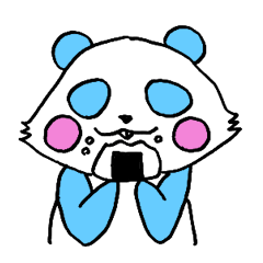 Panda have buck teeth.