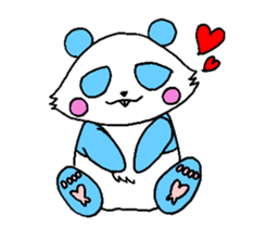 Panda have buck teeth. sticker #2425512