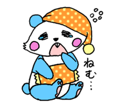 Panda have buck teeth. sticker #2425515