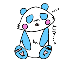 Panda have buck teeth. sticker #2425518