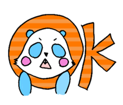 Panda have buck teeth. sticker #2425525