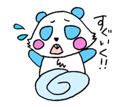 Panda have buck teeth. sticker #2425530