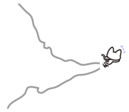 sticker of a white cat sticker #2425589