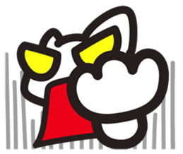 sticker of a white cat sticker #2425591