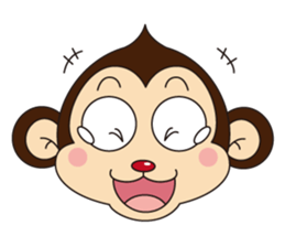 Monkey Mokkun-2 sticker #2426336