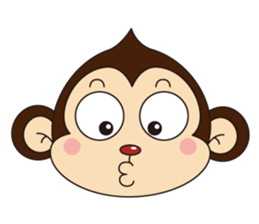 Monkey Mokkun-2 sticker #2426337