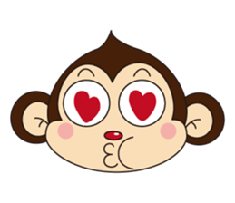 Monkey Mokkun-2 sticker #2426338