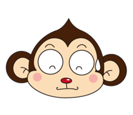Monkey Mokkun-2 sticker #2426339