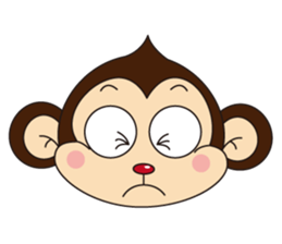 Monkey Mokkun-2 sticker #2426341