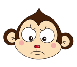 Monkey Mokkun-2 sticker #2426343