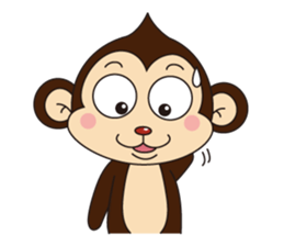 Monkey Mokkun-2 sticker #2426344