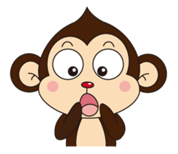 Monkey Mokkun-2 sticker #2426345