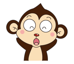 Monkey Mokkun-2 sticker #2426346