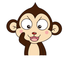 Monkey Mokkun-2 sticker #2426347