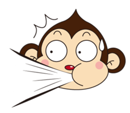 Monkey Mokkun-2 sticker #2426351