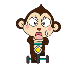 Monkey Mokkun-2 sticker #2426356