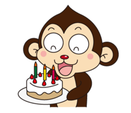 Monkey Mokkun-2 sticker #2426358