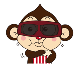 Monkey Mokkun-2 sticker #2426362