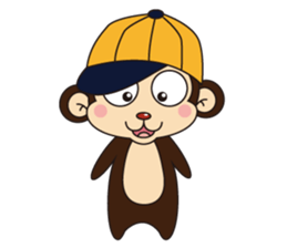 Monkey Mokkun-2 sticker #2426366